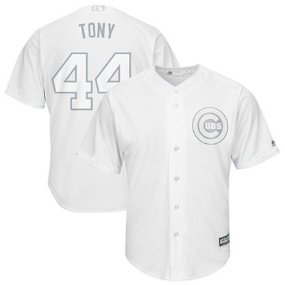 Chicago Cubs #44 Anthony Rizzo White "Tony" Players Weekend Cool Base Stitched MLB Jersey