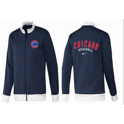 MLB Chicago Chicago Cubs Zip Jacket Dark Blue_1