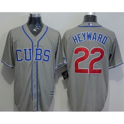 Chicago Cubs #22 Jason Heyward Grey New Cool Base Alternate Road Stitched MLB Jersey