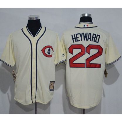 Chicago Cubs #22 Jason Heyward Cream 1929 Turn Back The Clock Stitched MLB Jersey