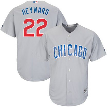 Chicago Cubs #22 Jason Heyward Grey Road Stitched Youth MLB Jersey