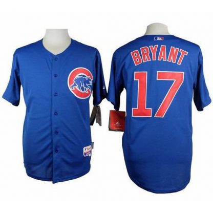 Chicago Cubs #17 Kris Bryant Blue Alternate Cool Base Stitched MLB Jersey