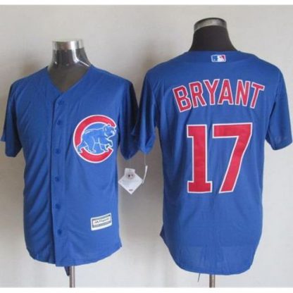 Chicago Cubs #17 Kris Bryant Blue New Cool Base Stitched MLB Jersey