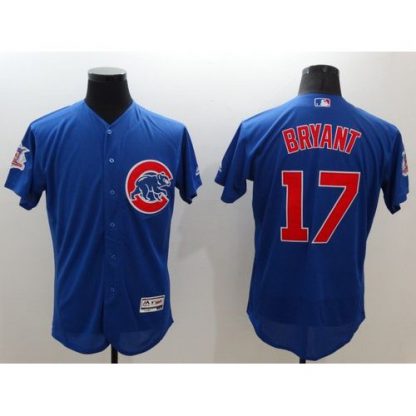 Chicago Cubs #17 Kris Bryant Blue Flexbase Authentic Collection Stitched MLB Jersey