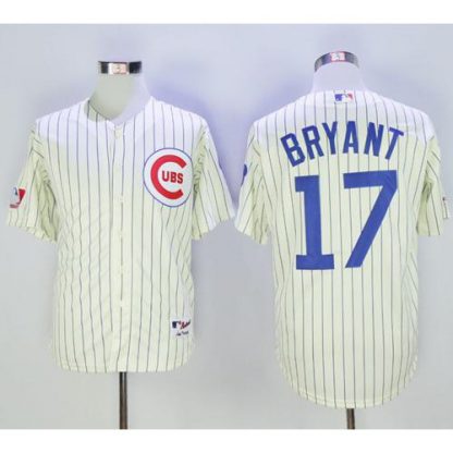 Chicago Cubs #17 Kris Bryant Cream 1969 Turn Back The Clock Stitched MLB Jersey
