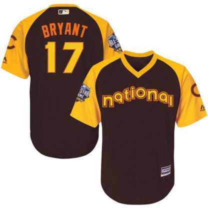 Chicago Cubs #17 Kris Bryant Brown 2016 All-Star National League Stitched Youth MLB Jersey