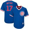 Chicago Cubs #17 Kris Bryant Blue Cooperstown Stitched Youth MLB Jersey
