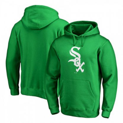 Chicago Chicago White Sox Majestic St. Patrick's Day White Logo Pullover Hoodie Kelly Green