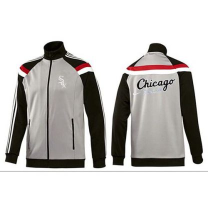 MLB Chicago Chicago White Sox Zip Jacket Grey