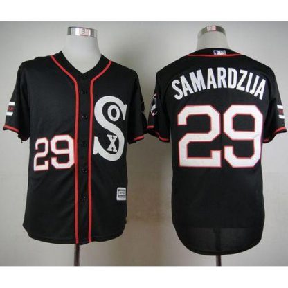 Chicago White Sox #29 Jeff Samardzija Black New Cool Base Stitched MLB Jersey