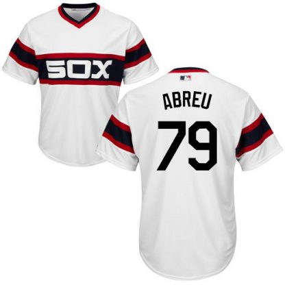 Chicago White Sox #79 Jose Abreu White Alternate Home Cool Base Stitched Youth MLB Jersey