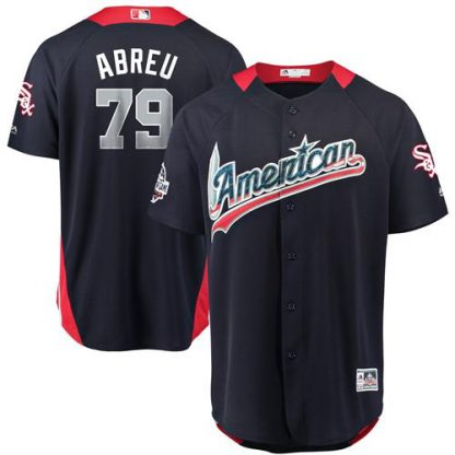 Chicago White Sox #79 Jose Abreu Navy Blue 2018 All-Star American League Stitched MLB Jersey