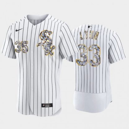 Chicago Chicago White Sox #33 Lance Lynn Men's Nike Diamond Edition MLB Jersey - White