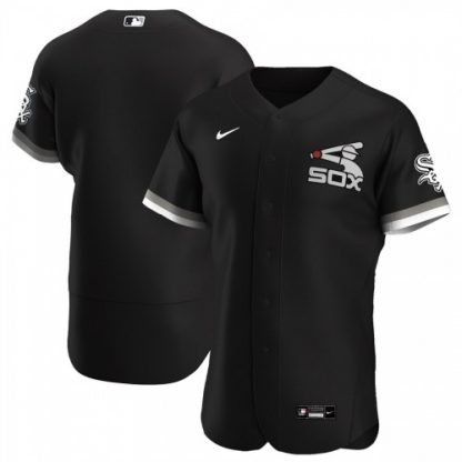 Chicago Chicago White Sox Men's Nike Black Alternate 2020 Authentic Team MLB Jersey