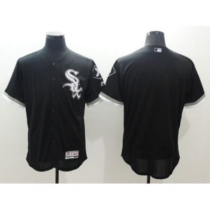 Chicago White Sox Blank Black Flexbase Authentic Collection Stitched MLB Jersey