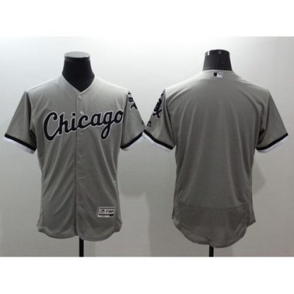 Chicago White Sox Blank Grey Flexbase Authentic Collection Stitched MLB Jersey