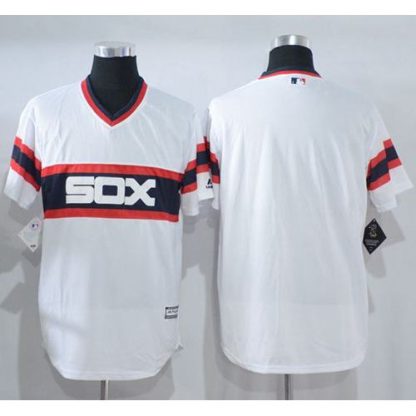 Chicago White Sox Blank White New Cool Base Alternate Home Stitched MLB Jersey