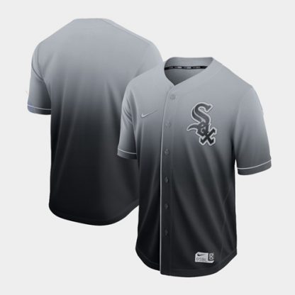 Nike Chicago White Sox Blank Black Fade Authentic Stitched MLB Jersey