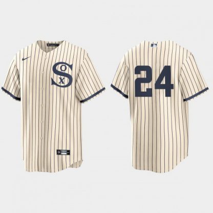 Chicago Chicago White Sox #24 Yasmani Grandal Men's Nike White 2021 Field of Dreams Game MLB Jersey