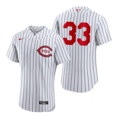 Cincinnati Cincinnati Reds #33 Aramis Garcia Men's 2022 Field of Dreams MLB Authentic Jersey - White