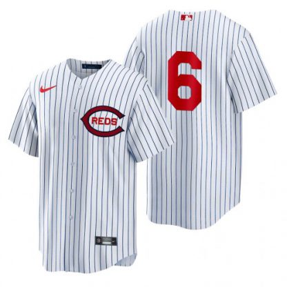 Cincinnati Cincinnati Reds #6 Billy Hamilton Men's 2022 Field of Dreams MLB Game Jersey - White