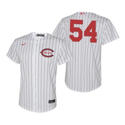 Cincinnati Cincinnati Reds #54 Hunter Strickland Youth 2022 Field of Dreams MLB Game Jersey - White