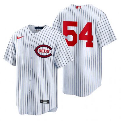 Cincinnati Cincinnati Reds #54 Hunter Strickland Men's 2022 Field of Dreams MLB Game Jersey - White