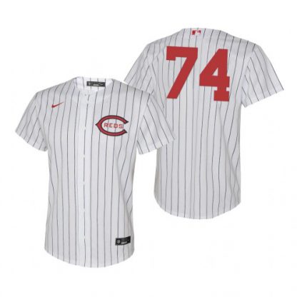 Cincinnati Cincinnati Reds #74 Juniel Querecuto Youth 2022 Field of Dreams MLB Game Jersey - White