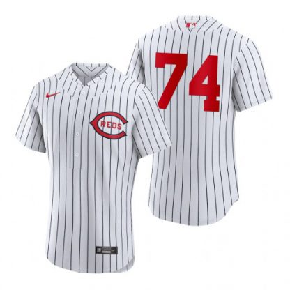 Cincinnati Cincinnati Reds #74 Juniel Querecuto Men's 2022 Field of Dreams MLB Authentic Jersey - White