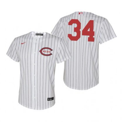 Cincinnati Cincinnati Reds #34 Justin Wilson Youth 2022 Field of Dreams MLB Game Jersey - White