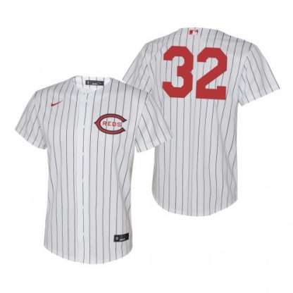 Cincinnati Cincinnati Reds #32 Max Schrock Youth 2022 Field of Dreams MLB Game Jersey - White
