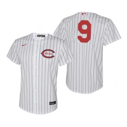 Cincinnati Cincinnati Reds #9 Mike Moustakas Youth 2022 Field of Dreams MLB Game Jersey - White