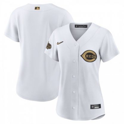 Cincinnati Cincinnati Reds Blank Women's Nike White 2022 MLB All-Star Game Replica Jersey