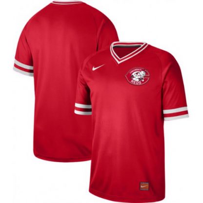 Nike Cincinnati Reds Blank Red Authentic Cooperstown Collection Stitched MLB Jersey