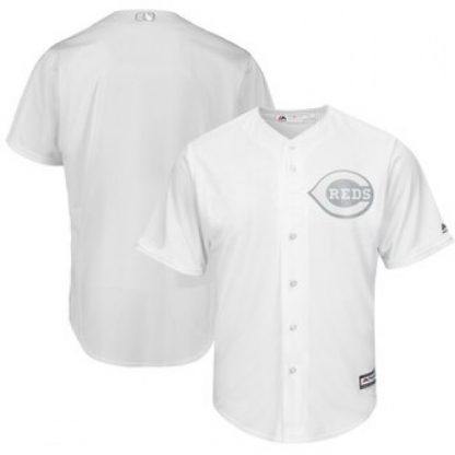 Cincinnati Cincinnati Reds Blank Majestic 2019 Players' Weekend Cool Base Team Jersey White