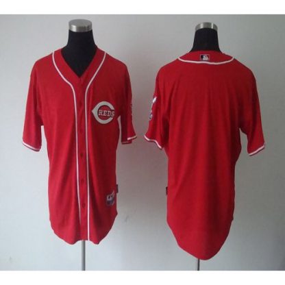 Cincinnati Reds Blank Red Cool Base Stitched MLB Jersey