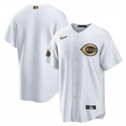 Cincinnati Cincinnati Reds Blank Men's Nike White 2022 MLB All-Star Game Replica Jersey
