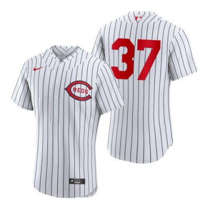 Cincinnati Cincinnati Reds #37 Tyler Stephenson Men's 2022 Field of Dreams MLB Authentic Jersey - White