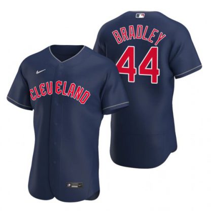 Cleveland Cleveland Guardians #44 Bobby Bradley Navy Men's Nike 2022 Authentic Alternate MLB Jersey