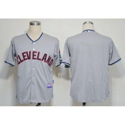 Cleveland Guardians Blank Grey Cool Base Stitched MLB Jersey