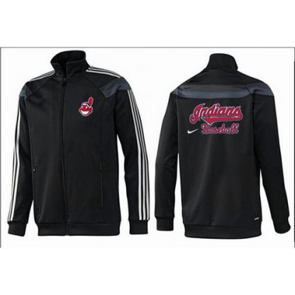 MLB Cleveland Cleveland Guardians Zip Jacket Black_2