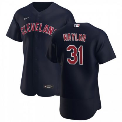 Cleveland Cleveland Guardians #31 Josh Naylor Men's Nike Navy Alternate 2020 Authentic Player MLB Jersey