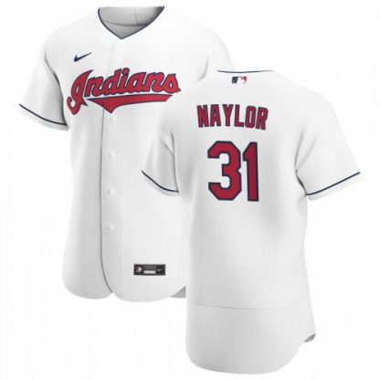 Cleveland Cleveland Guardians #31 Josh Naylor Men's Nike White Home 2020 Authentic Team MLB Jersey