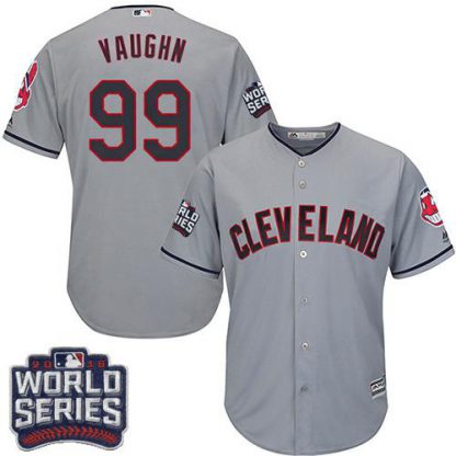 Cleveland Guardians #99 Ricky Vaughn Grey Road 2016 World Series Bound Stitched Youth MLB Jersey