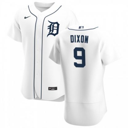 Detroit Detroit Tigers #9 Brandon Dixon Men's Nike White Home 2020 Authentic Player MLB Jersey