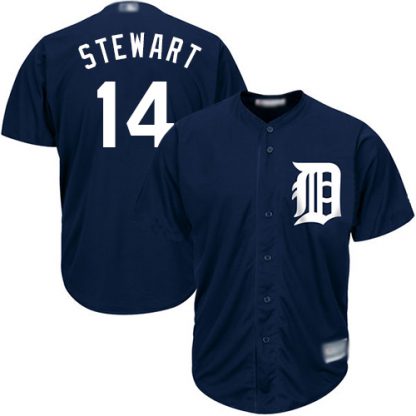 Detroit Tigers #14 Christin Stewart Navy Blue New Cool Base Stitched MLB Jersey