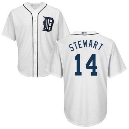Detroit Tigers #14 Christin Stewart White New Cool Base Stitched MLB Jersey