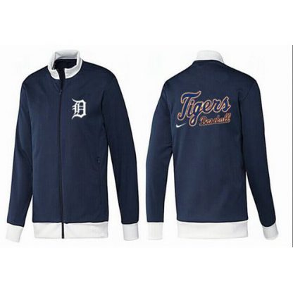 MLB Detroit Detroit Tigers Zip Jacket Dark Blue