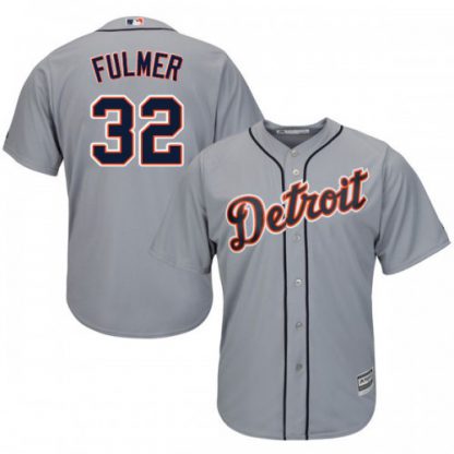 Detroit Tigers #32 Michael Fulmer Grey Cool Base Stitched Youth MLB Jersey