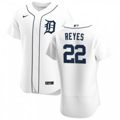 Detroit Detroit Tigers #22 Victor Reyes Men's Nike White Home 2020 Authentic Player MLB Jersey